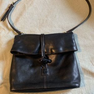 Dooney & Burke medium crossbody Florentine  black leather